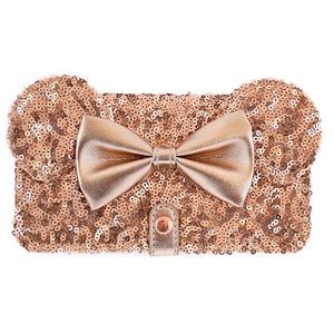 NEW ⭐️ RoseGold Sequin IPhone Wallet Case